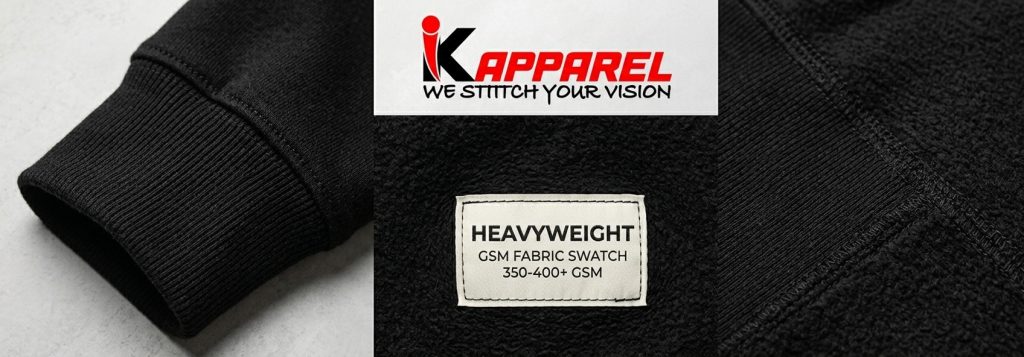 Heavyweight hoodie fabric GSM for streetwear brands