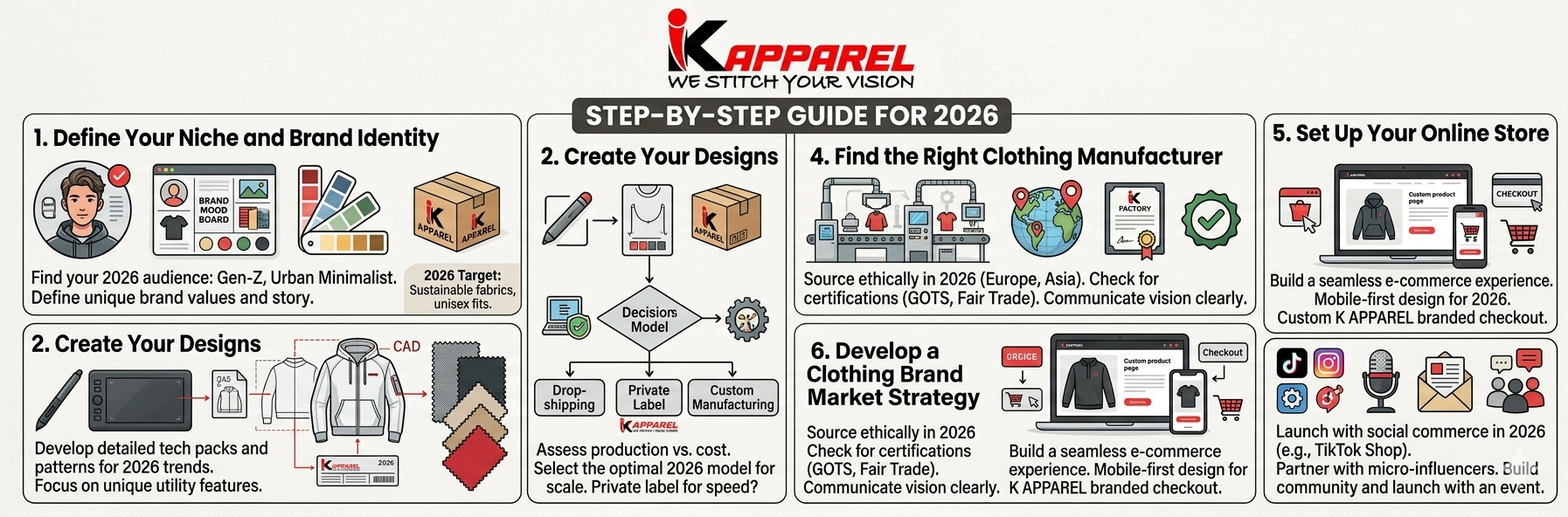 How to Start a Clothing Brand from Scratch