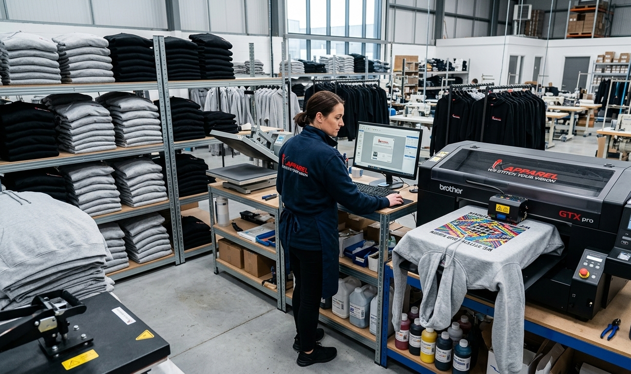 Best Wholesale Hoodies and Sweatshirts for Direct-to-Garment (DTG) Printing