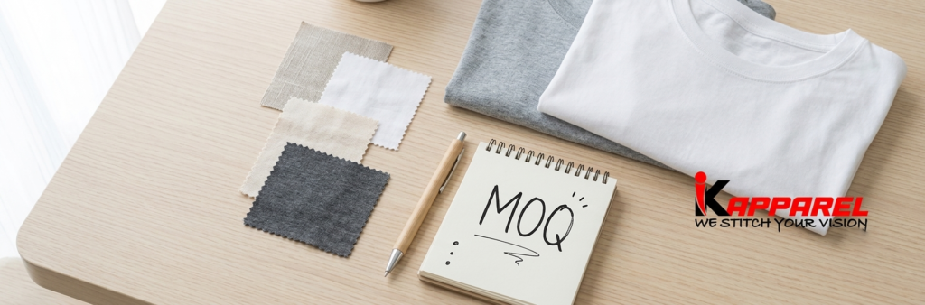 startup brand negotiating low minimum order quantity with clothing factory