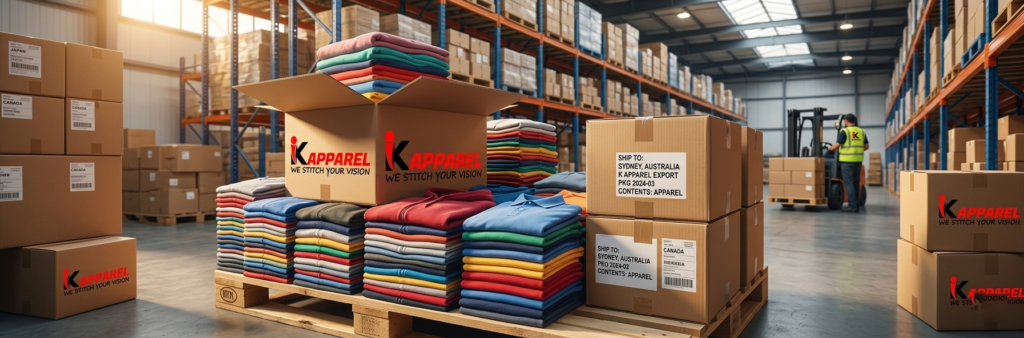 warehouse packing for apparel export to USA