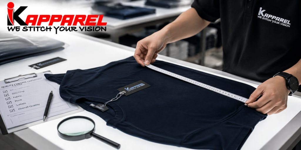 apparel measurement tolerance check for USA custom clothing brands