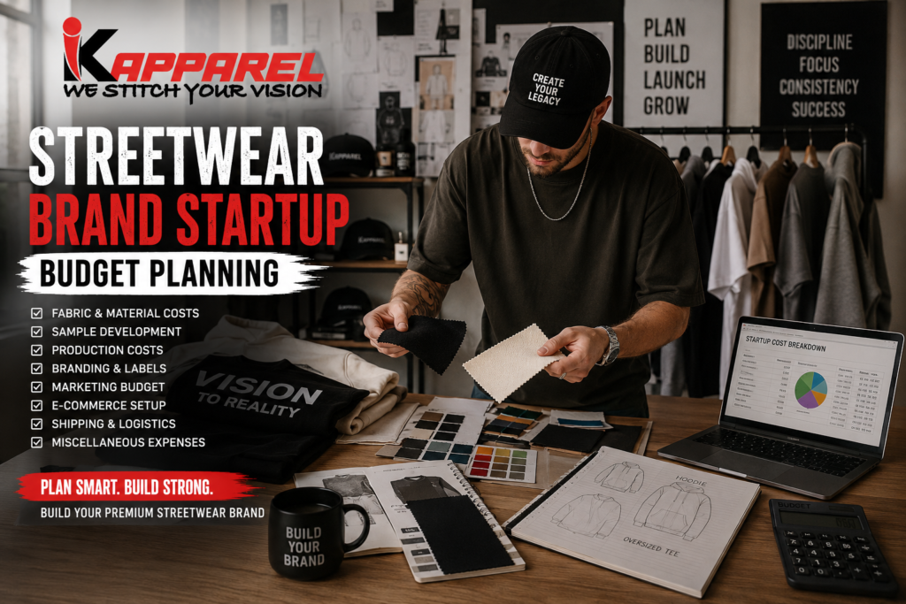 streetwear brand startup budget planning